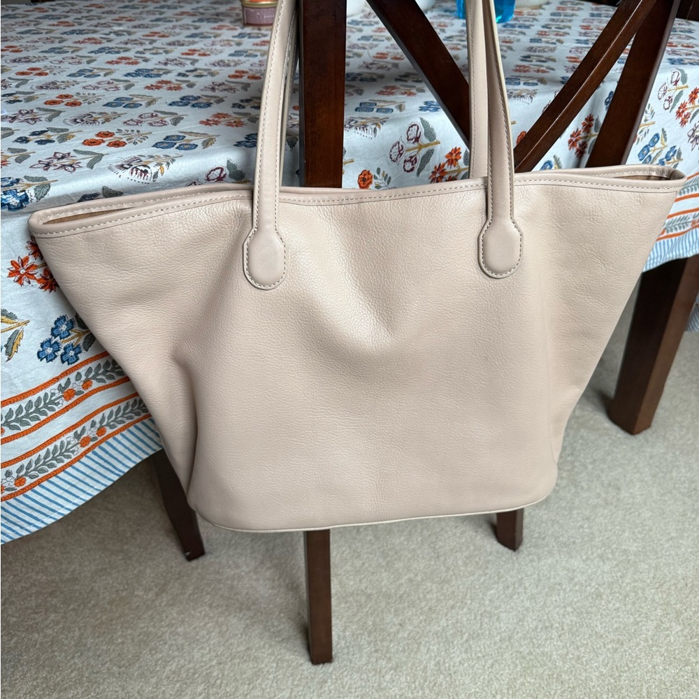 Elegant Cream Tote Bag JCrew